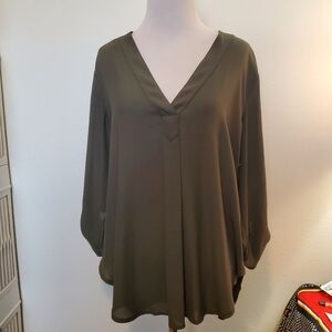 Olive Green Blouse